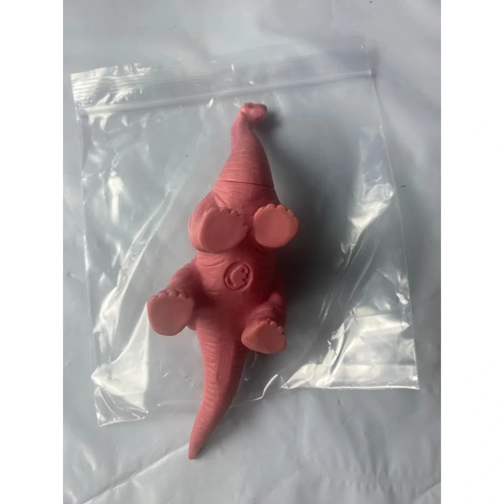Pink Purple Brachiosaurus Dinosaur Plastic Action Figure Toy 5 Inch Sauropod